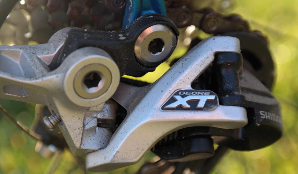 switching swingarm, derailleur, pinion, mountain bike, bicycle, wheel, wreath, circuit, gear shift, chainrings, sprockets, shimano deore xt, 30 speed rear derailleur, 30-speed circuit, deore xt, xt
