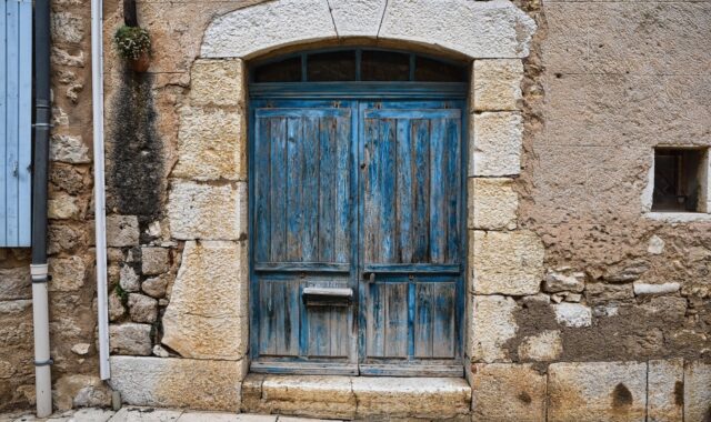 door, entry, facade, street, blue, stone, rustic, door, door, door, door, door, street, street