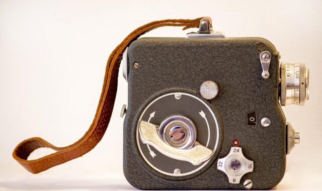 camera, film, movie, motion, negative, old, vintage, retro, antique, mechanical, manual mechanism, 8mm, super
