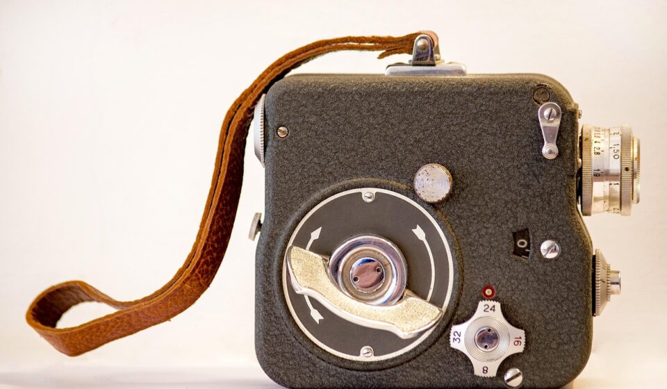 camera, film, movie, motion, negative, old, vintage, retro, antique, mechanical, manual mechanism, 8mm, super
